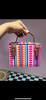 BOX SLING -pink print