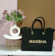 Load image into Gallery viewer, BLACK TRAVEL TOTE
